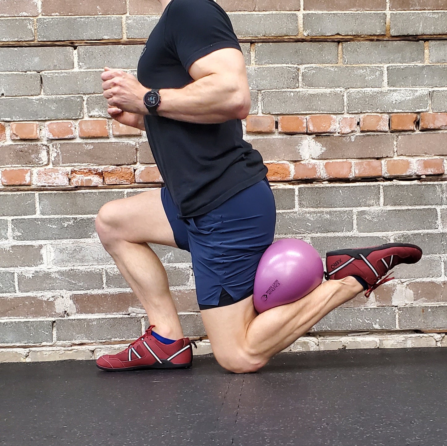 Best Pilates Ball exercises. Single leg, isometric hamstring curl.