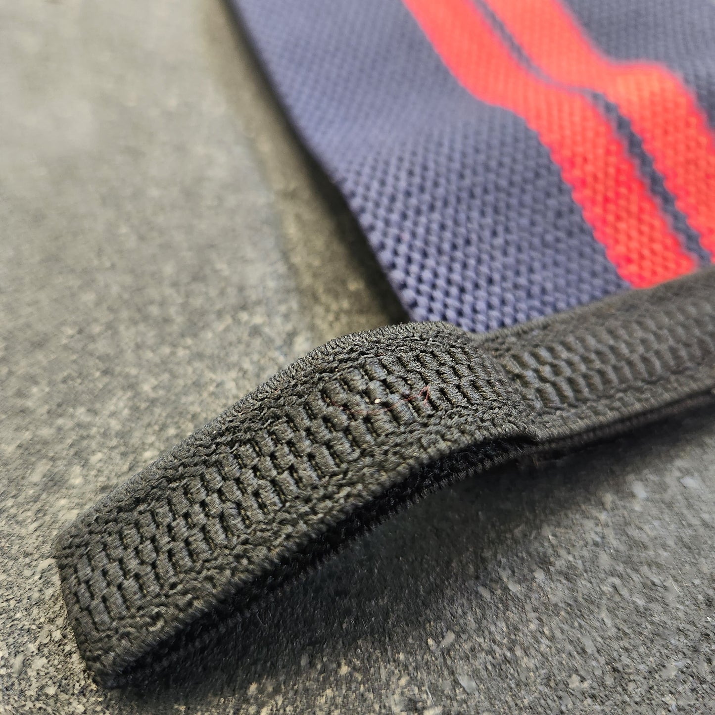Wrist Wraps| Navy Blue with Red Stripes|