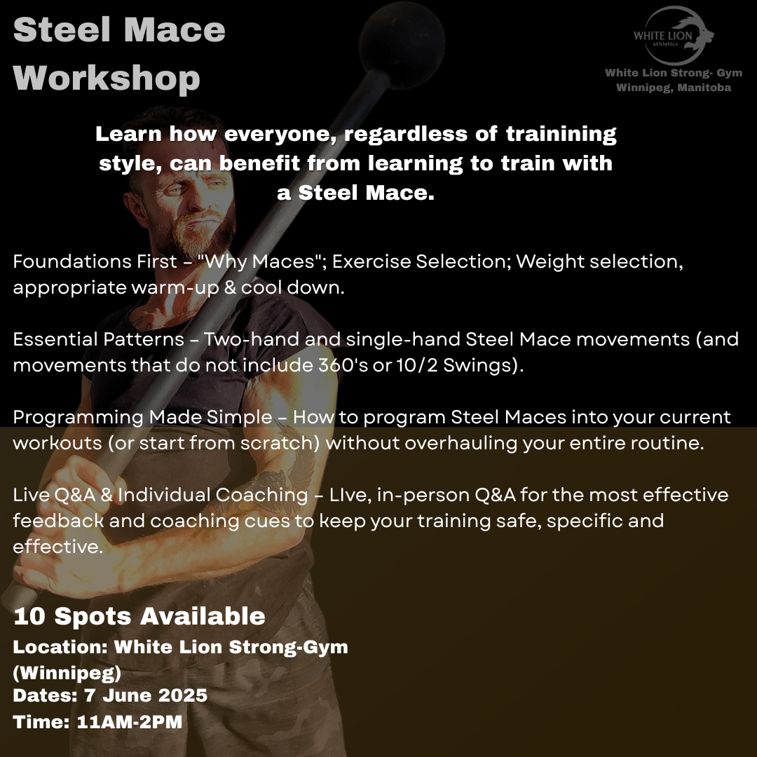 Steel Mace Workshop: 7 June 2025