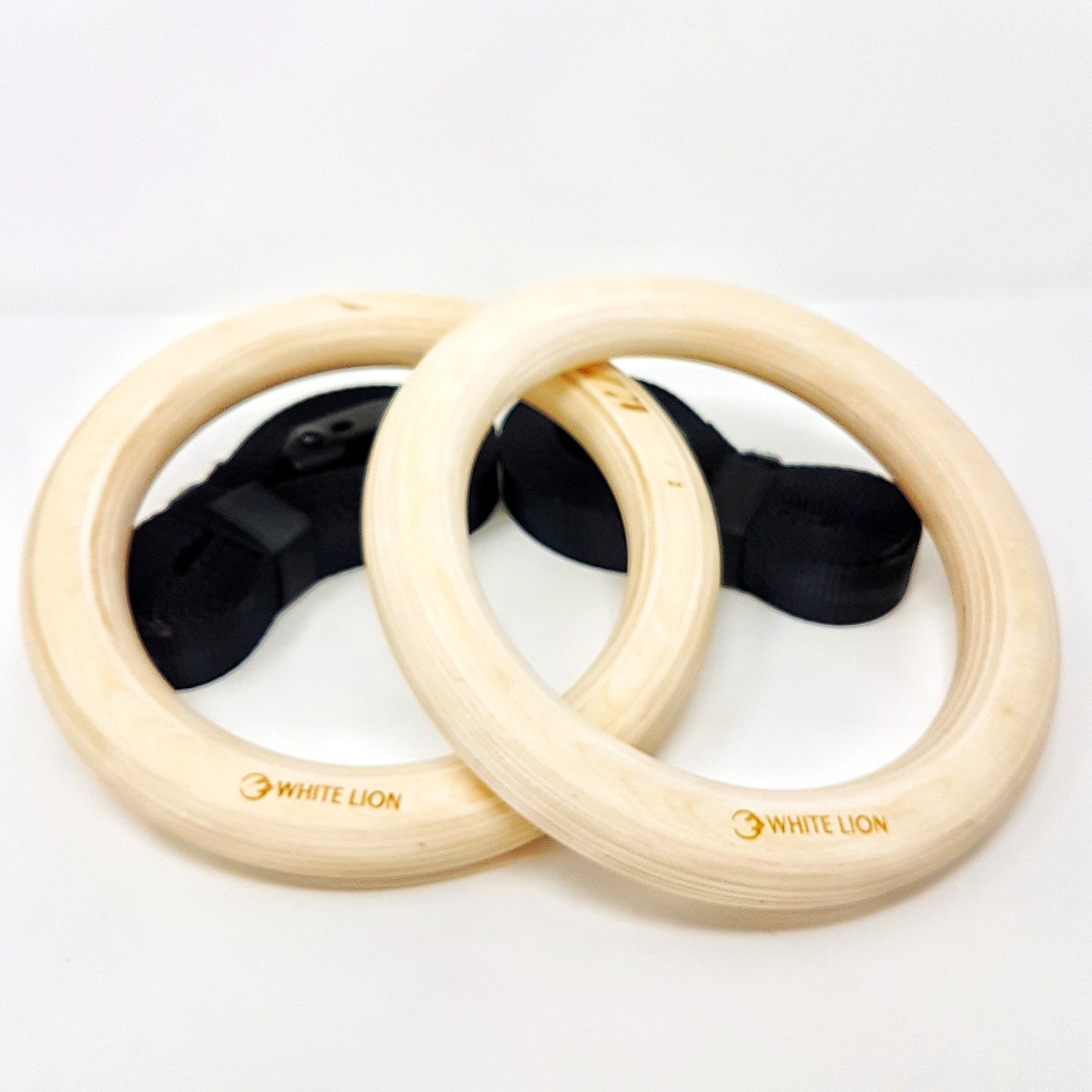 Wood Gymnastics Rings & Straps - White Lion Athletics