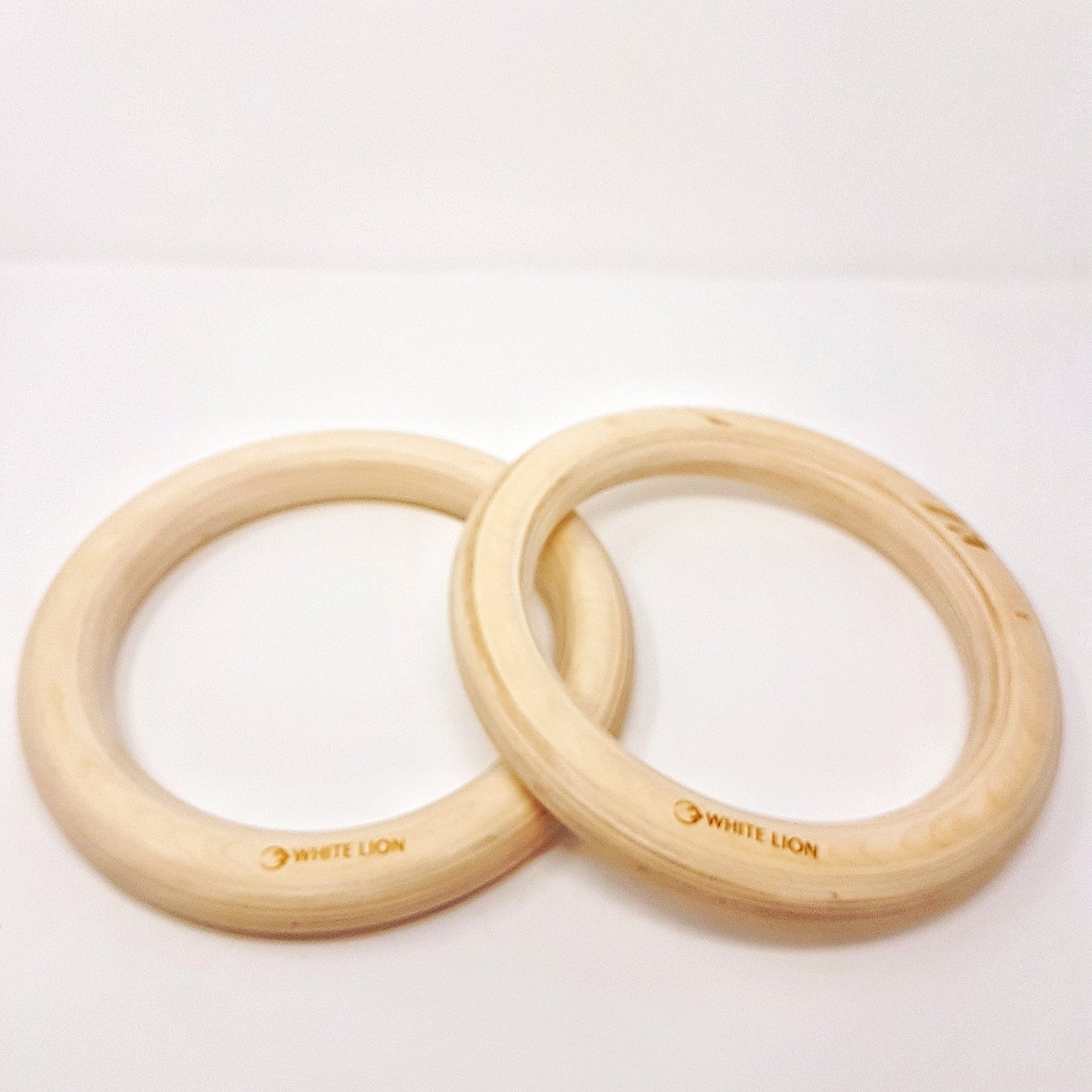 Wood Gymnastics Rings & Straps - White Lion Athletics