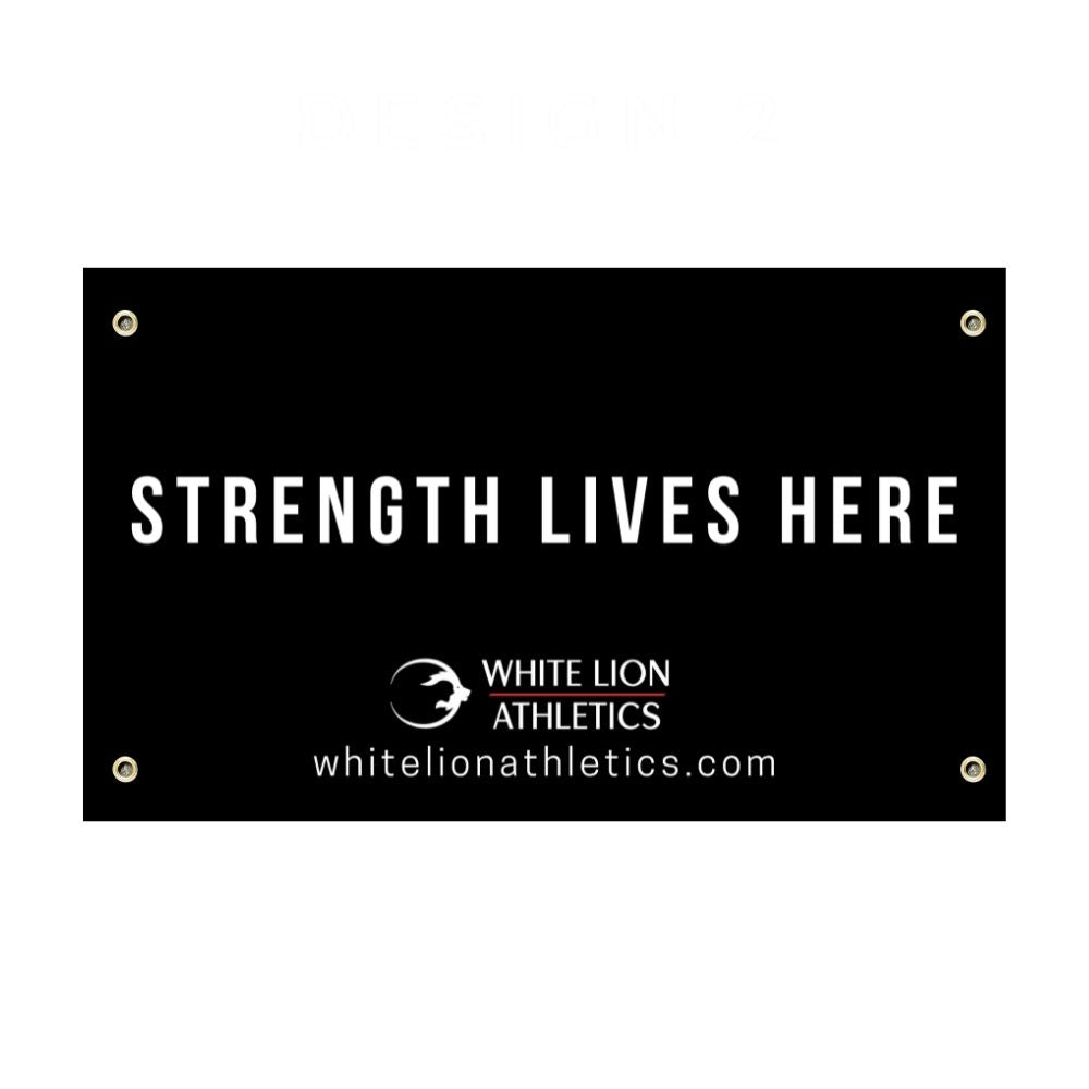 White Lion Athletics GYM BANNERS (Double Side)