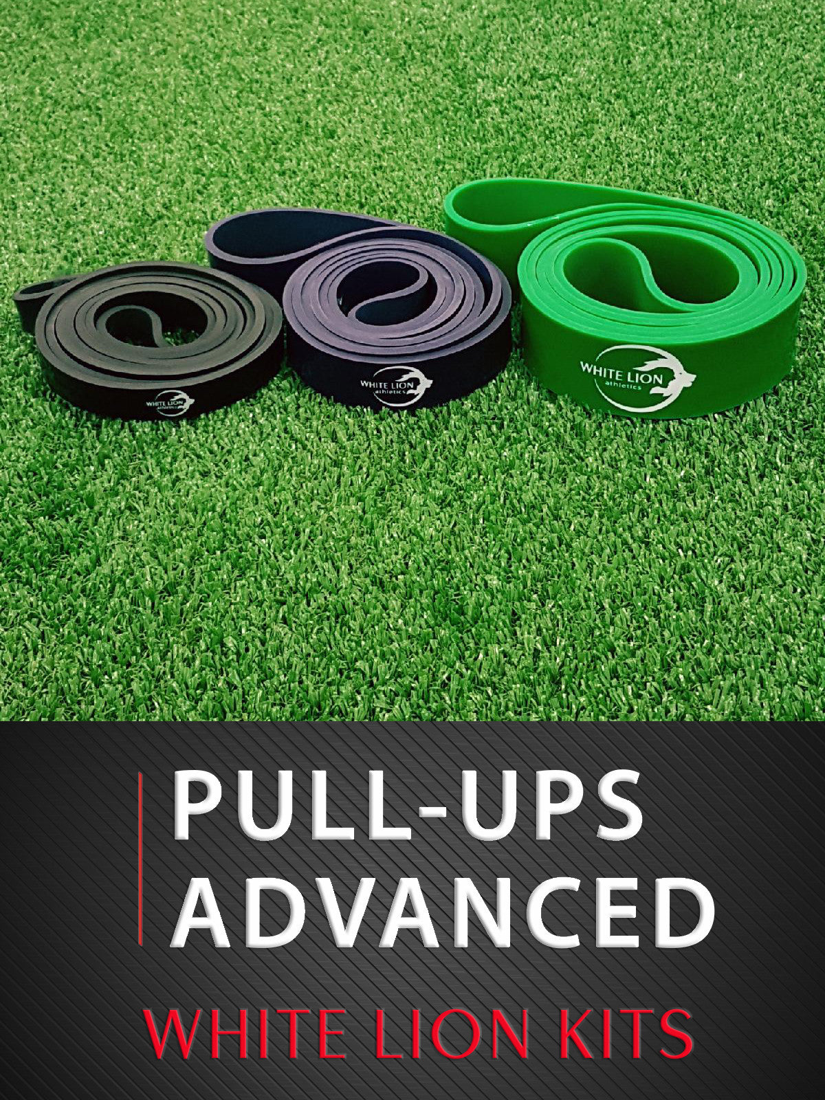 Pull-ups Advanced - Resistance Bands Kit - White Lion Athletics