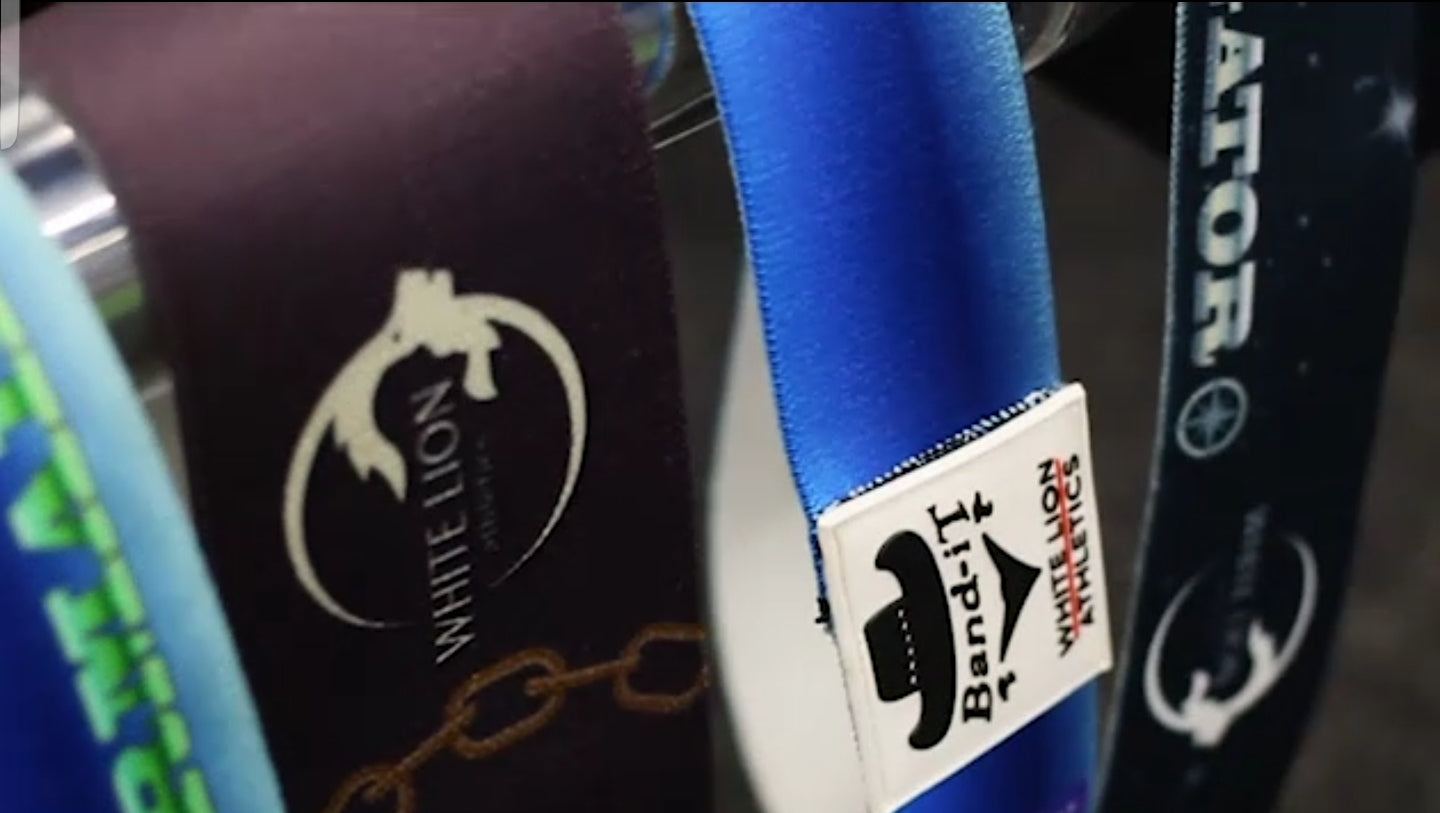 The Ultimate Band Box: 3 Pack Fabric Resistance Band Kit - White Lion Athletics