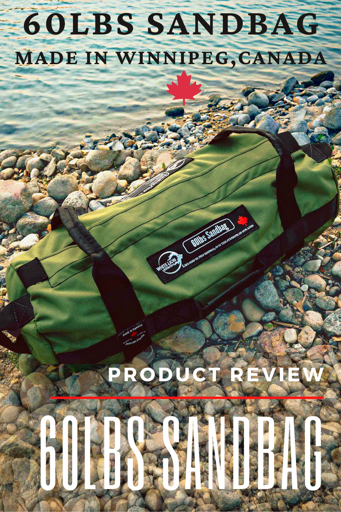 60lbs Exercise Sandbag, Made in Winnipeg, Canada. Created differently.