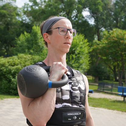 10kg (22lbs) Adjustable Weighted Vest|Camo (In Stock Now)