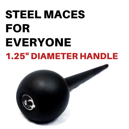 1.25" diameter handle maces by White Lion Athletics