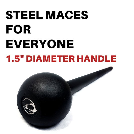 1.5" Diameter Handle Steel Maces by White Lion Athletics - White Lion Athletics