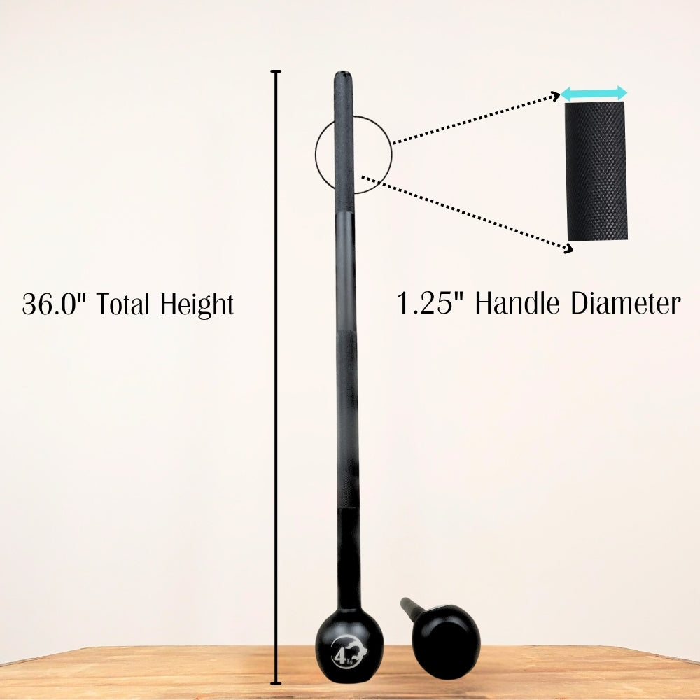 Steel Maces - 1.25" Diameter Handle