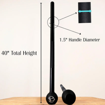 Steel Maces - 1.5" Diameter Handle