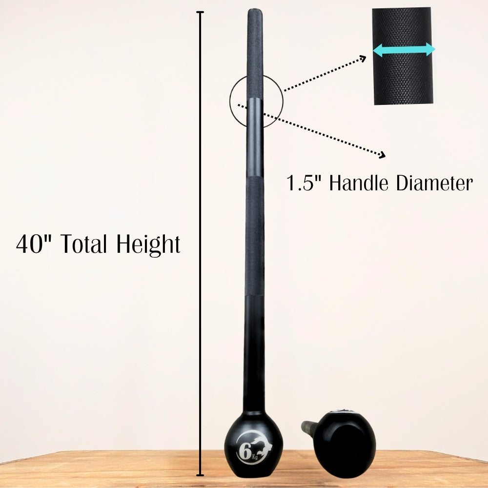 Steel Maces - 1.5" Diameter Handle