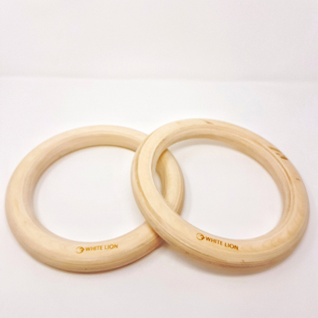 Wood Gymnastics Rings with Competition Straps Gymnastics Rings Canada