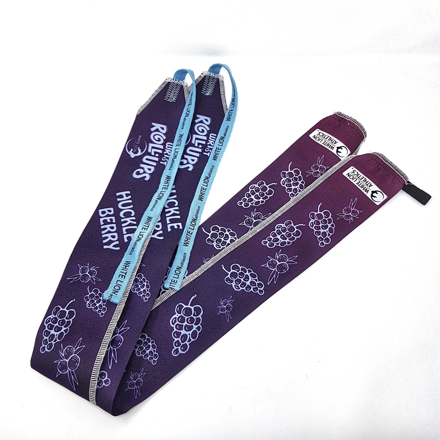 Wrist Rollups | Wrist Wraps for Weightlifting & Crossfit | Quick Adjust with Thumb loop | 7 Colours - White Lion Athletics