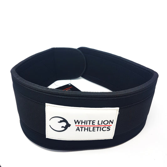 Weightlifting Belt | BLK MAX  5" Nylon Lifting Belt - White Lion Athletics