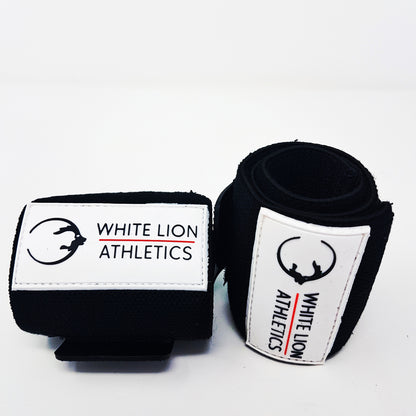 Wrist Wraps| BLACK| Wrist Support for Weightlifting & Crossfit - White Lion Athletics