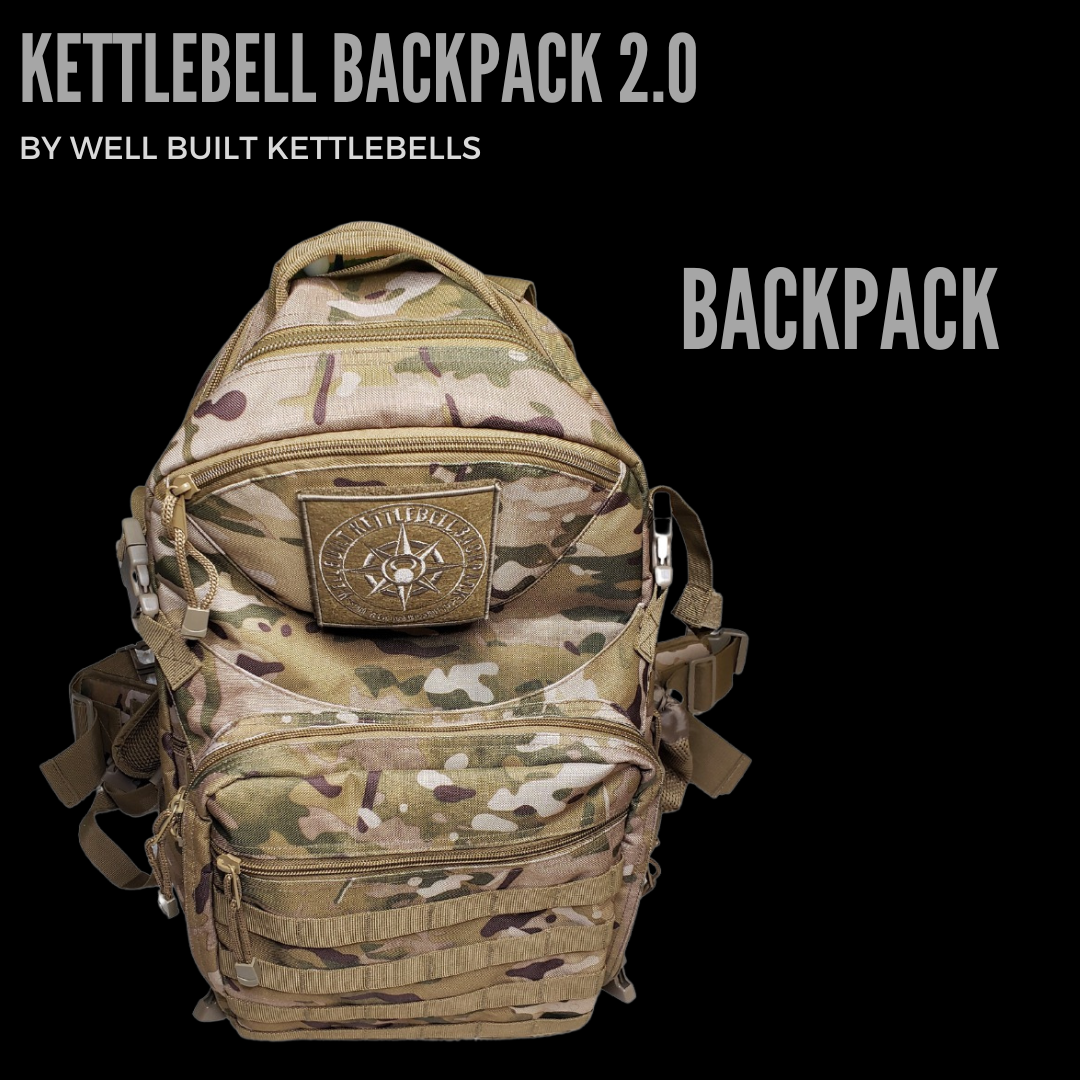 Kettlebell Backpack 2.0 & Steel Mace Backpack - White Lion Athletics