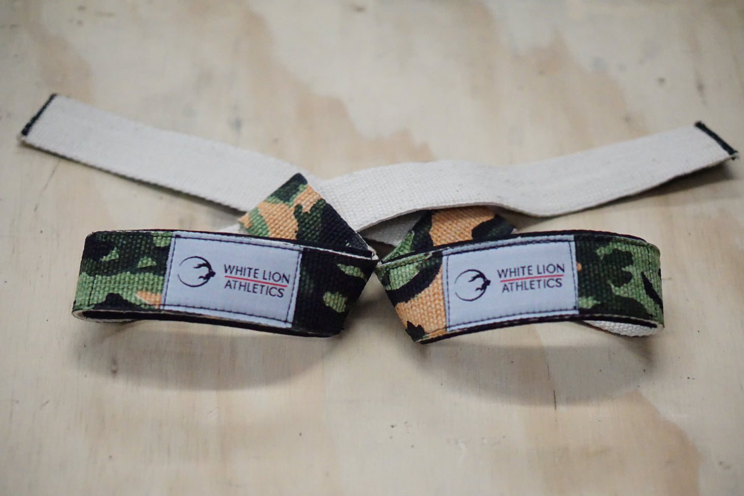 Weightlifting Straps | Heavy Duty Cotton (Camo) - White Lion Athletics