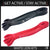 Get Active/ Stay Active: Resistance Band Package (Red+Black) - White Lion Athletics