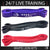 24/7 Live Training: Resistance Band Package (Red+Black+Purple) - White Lion Athletics