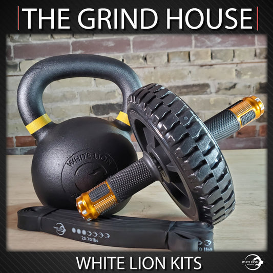 Swing it Out (14kg Kettlebell + 6kg Steel Mace + Kettlebell Mug) – White  Lion Athletics