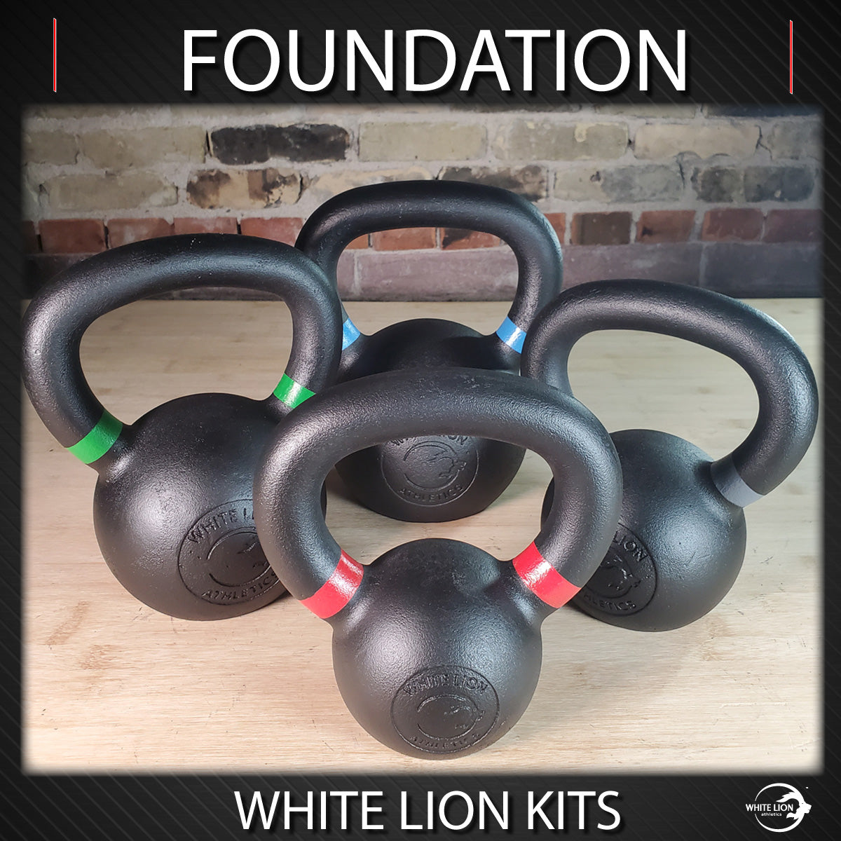 Kettlebell Package: "Foundations" (6kg/8kg/12kg/16kg) | In Stock Now - White Lion Athletics