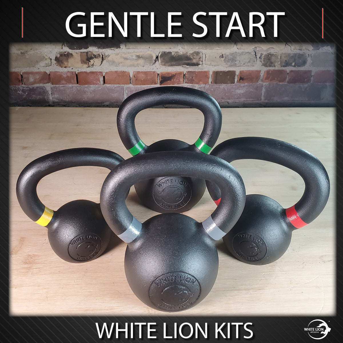 Kettlebell Package: "Gentle Start" (4kg,6kg,8kg, 12kg) | In Stock Now - White Lion Athletics