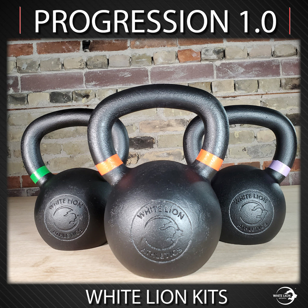 Kettlebell Package: Progression 1.0 (10kg/12kg/14kg) |( In Stock Now) - White Lion Athletics