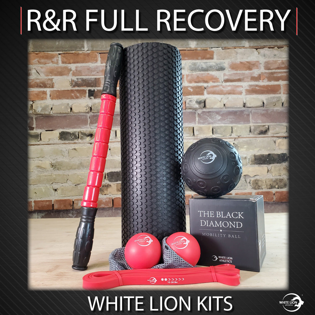 Foam Roller Package - Full Recovery Kit | White Lion Athletics