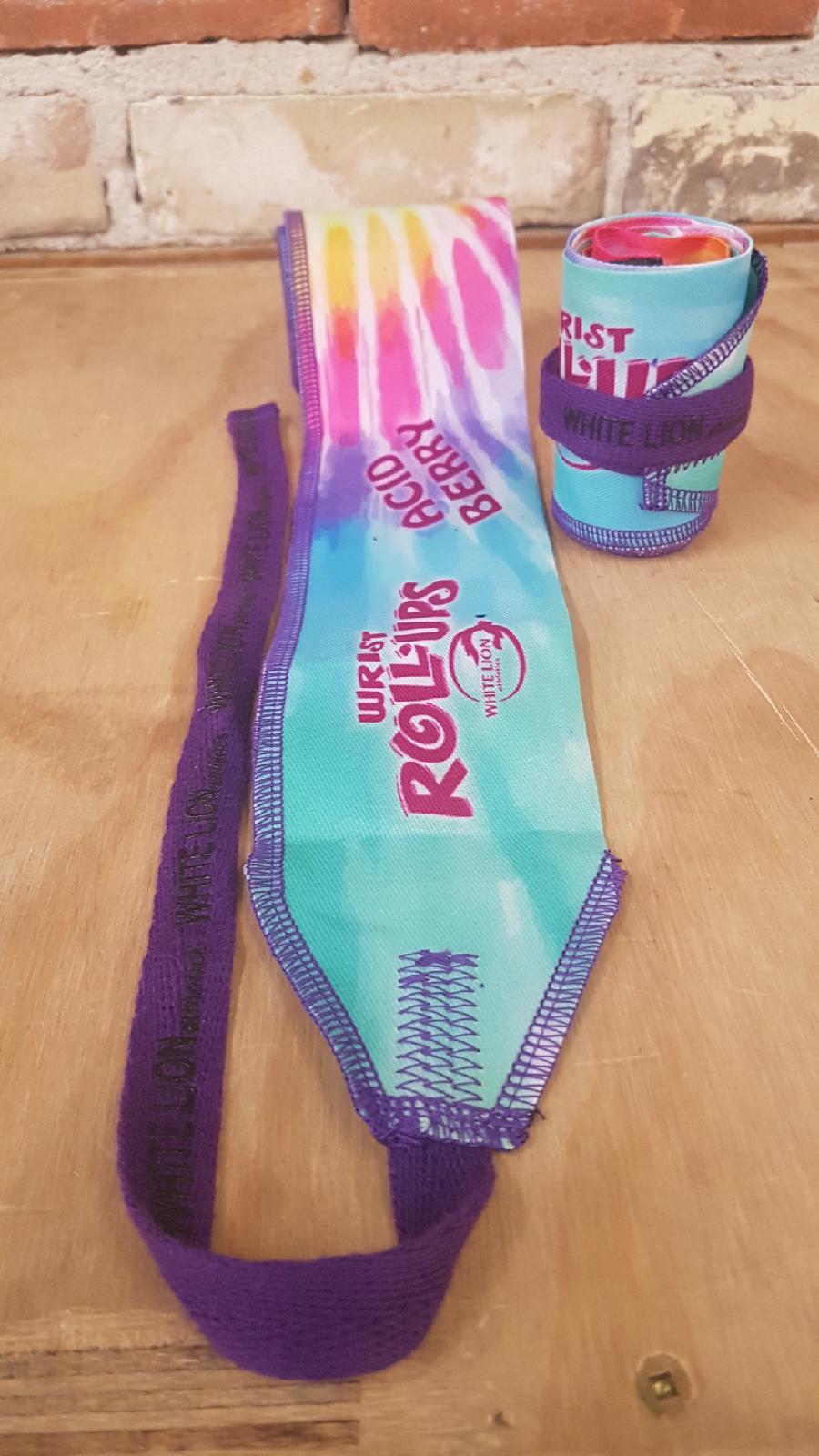 Wrist Rollups | Wrist Wraps for Weightlifting & Crossfit | Quick Adjust with Thumb loop | 7 Colours - White Lion Athletics
