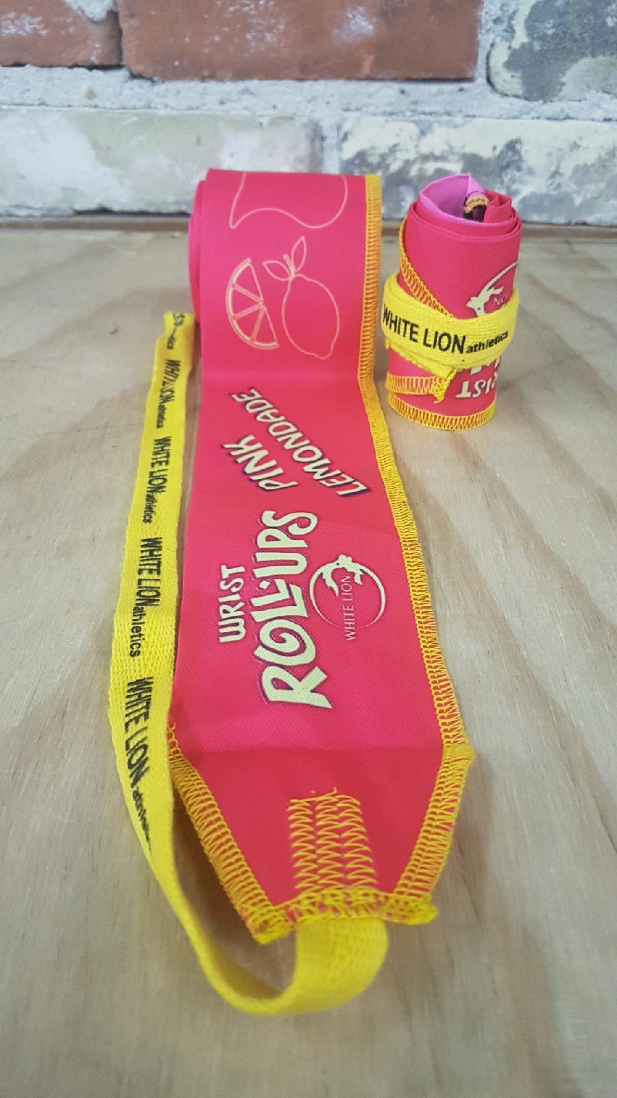 Wrist Rollups | Wrist Wraps for Weightlifting & Crossfit | Quick Adjust with Thumb loop | 7 Colours - White Lion Athletics